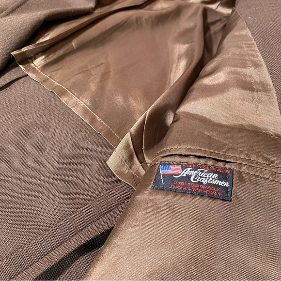 American Craftsman Dark Brown Blazer - Picture 2 of 7